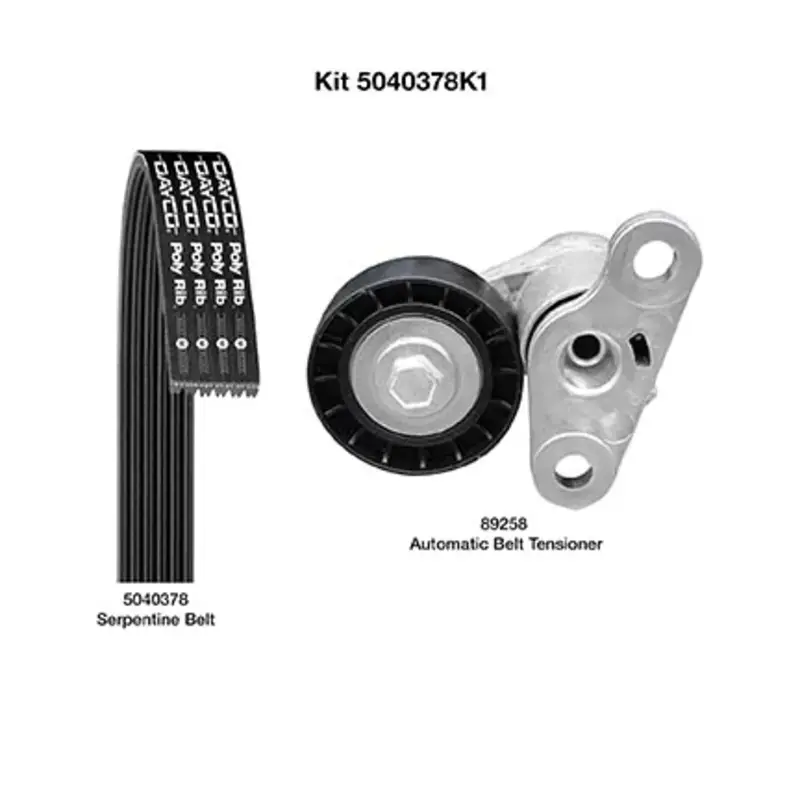 Flash Sale DAY-5040378K1 - Serpentine Belt Drive Component Kit | Dayco
