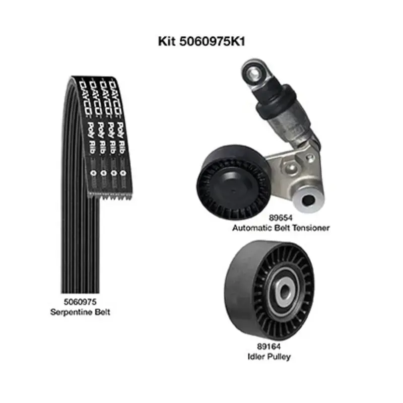 Crafted DAY-5060975K1 - Serpentine Belt Drive Component Kit | Dayco