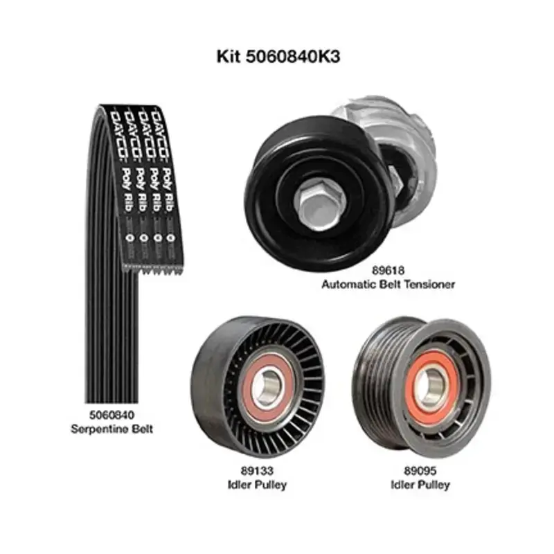Fast Shipping DAY-5060840K3 - Serpentine Belt Drive Component Kit | Dayco