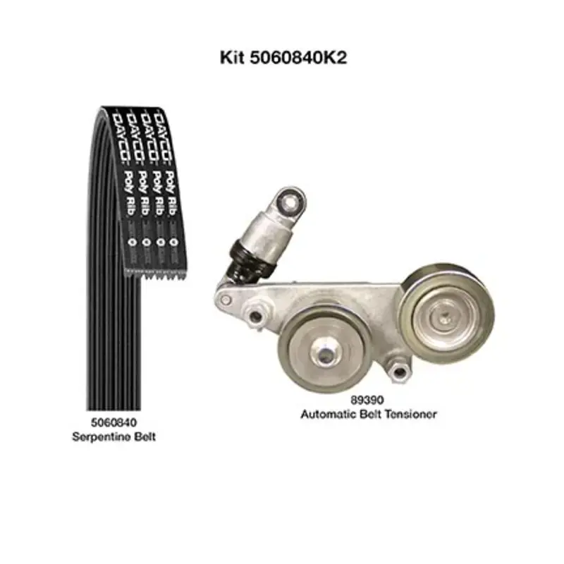 Popular DAY-5060840K2 - Serpentine Belt Drive Component Kit | Dayco
