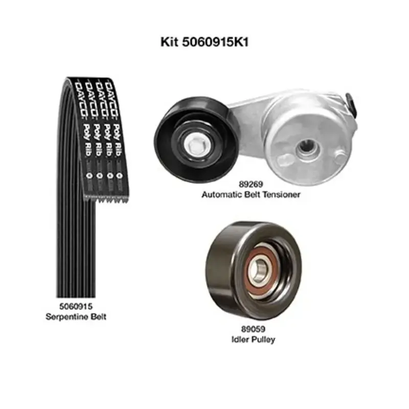 DAY-5060915K1 - Serpentine Belt Drive Component Kit | Dayco Latest