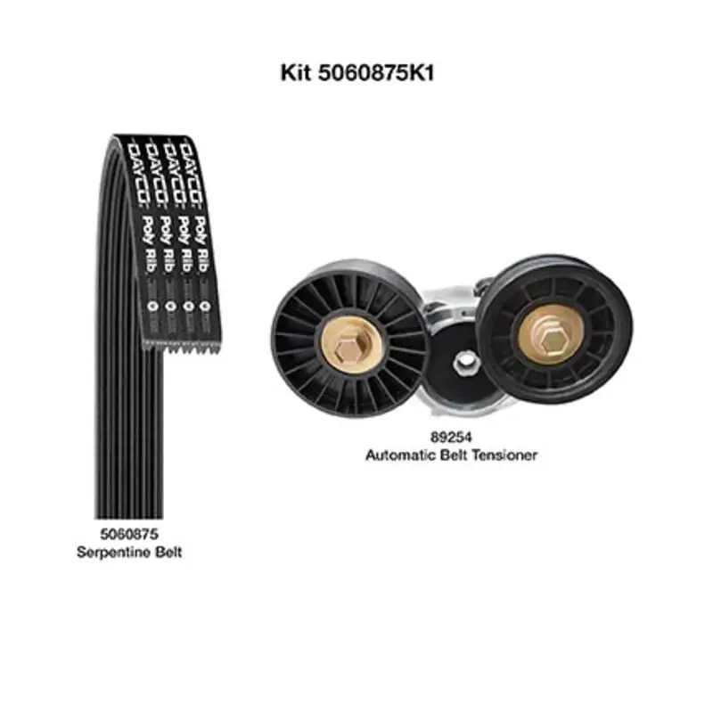 DAY-5060875K1 - Serpentine Belt Drive Component Kit | Dayco Super Sale