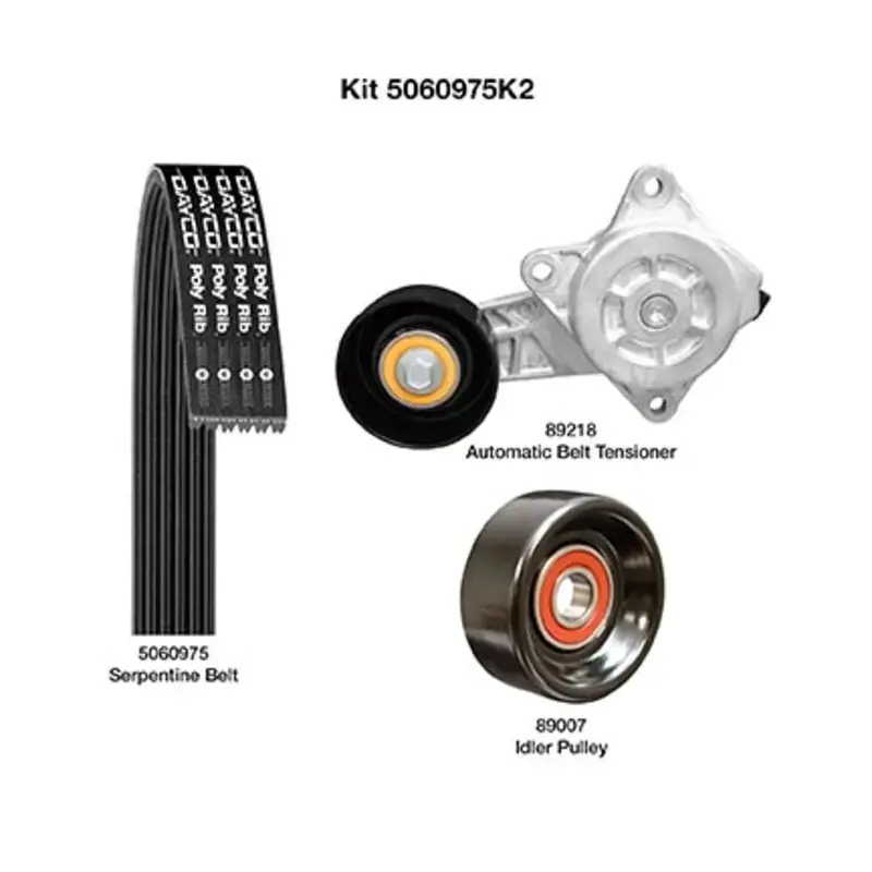 DAY-5060975K2 - Serpentine Belt Drive Component Kit | Dayco Limited Offer