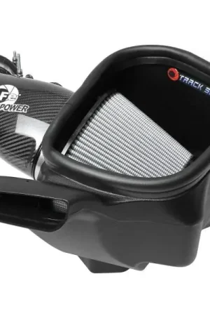 Worldwide Shipping aFe 12-21 Jeep Grand Cherokee 6.4L Track Series Carbon Fiber Cold Air Intake w/Pro Dry S Filter