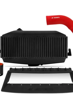 Warranty Included Mishimoto 22+ WRX TMIC Kit Black Core Red Pipes