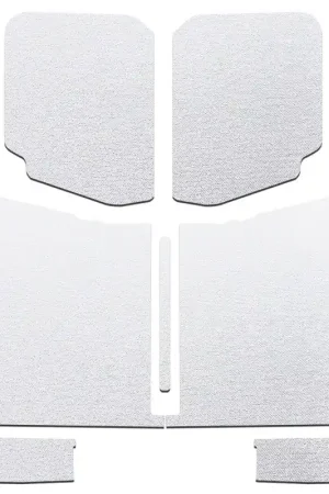 Original DEI 20-22 Jeep Gladiator JT 4-Door Boom Mat Complete Headliner Kit - 7 Piece - White