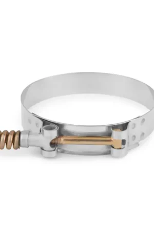 Mishimoto Stainless Steel Constant Tension T-Bolt Clamp 4.09in.-4.41in. (104mm-112mm) Authentic