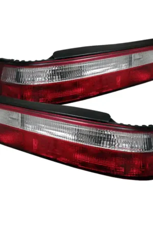 Bulk Order Spyder Acura Integra 90-93 2Dr Euro Style Tail Lights Red Clear ALT-YD-AI90-RC