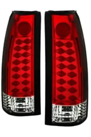 Buy Today Spyder Chevy C/K Series 1500 88-98/Blazer 92-94 LED Tail Lights Red Clear ALT-YD-CCK88-LED-RC