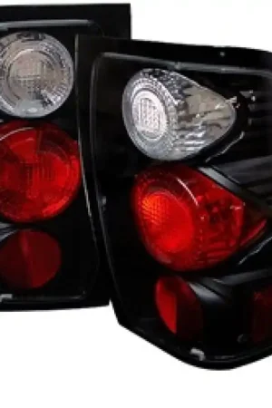 Best Price Spyder Ford Ranger 98-00 Euro Style Tail Lights Black ALT-YD-FR98-BK