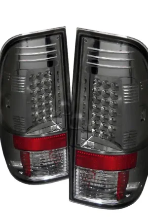 Holiday Sale Spyder Ford Super Duty 08-15 LED Tail Lights Smoke ALT-YD-FS07-LED-SM