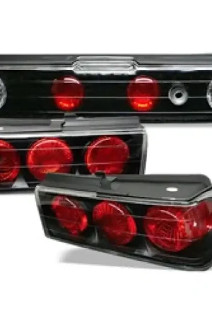 Money Back Guarantee Spyder Honda CRX 88-91 Euro Style Tail Lights Black ALT-YD-HCRX88-BK
