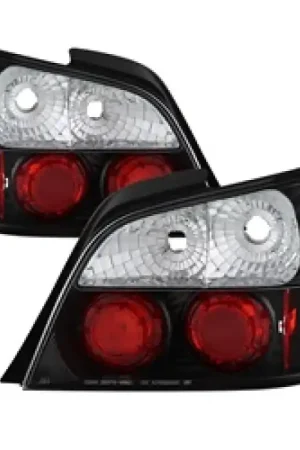 Exclusive Spyder Subaru Impreza WRX/Sti 02-03 4Dr (Not Fit Wagon)Euro Style Tail Lights Black ALT-YD-SI01-BK