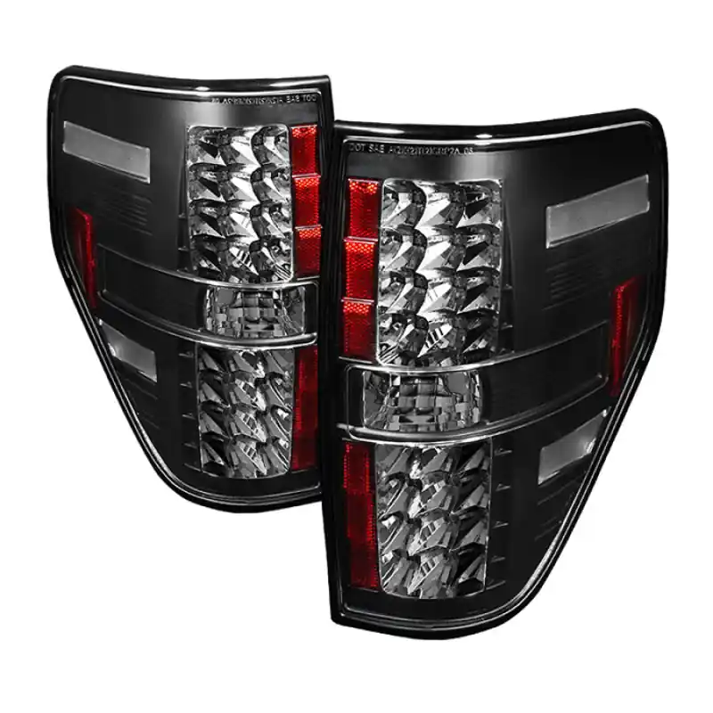 Discount Spyder Ford F150 09-14 LED Tail Lights Black ALT-YD-FF15009-LED-BK