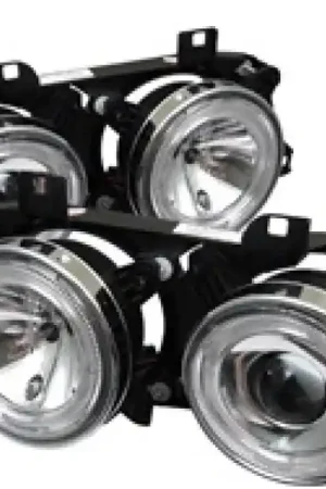 Buy Today Spyder BMW E34 5-Series 89-94 Projector Headlights NO FIT 750 LED Halo Chrm PRO-YD-BMWE34-HL-C