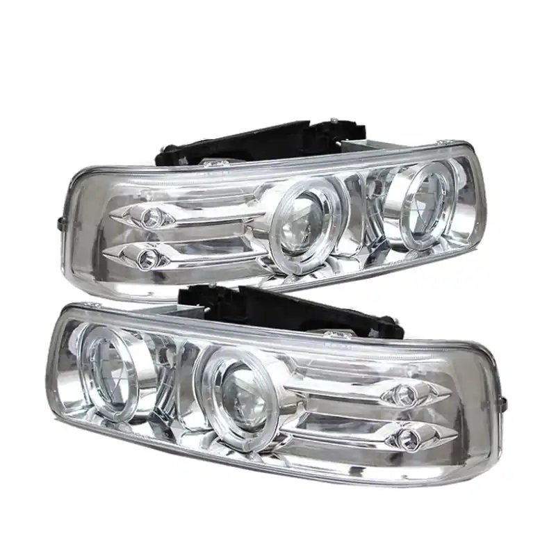 Bulk Order Spyder Chevy Silverado 1500/2500 99-02Projector Headlights LED Halo LED Chrome PRO-YD-CS99-HL-C