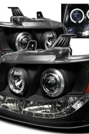 Special Discount Spyder Chevy Suburban 1500 07-14 Projector Headlights LED Halo LED Blk PRO-YD-CSUB07-HL-BK