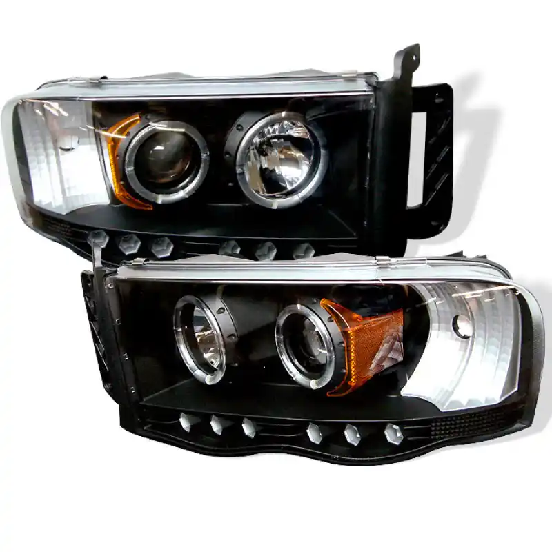 Direct From Manufacturer Spyder Dodge Ram 1500 02-05/Ram 2500 03-05 Projector Headlights LED Halo LED Blk PRO-YD-DR02-HL-BK