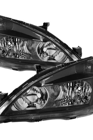 xTune Honda Accord 03-07 Amber Crystal Headlights Black HD-JH-HA03-AM-BK Hot Picks
