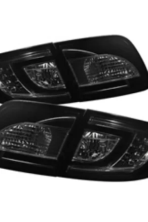 Modern Spyder Mazda 3 03-08 4Dr Sedan (Non Hatchback)LED Tail Lights Smoke ALT-YD-M303-LED-SM