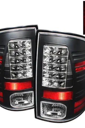 Same Day Shipping Spyder Dodge Ram 1500 09-14 10-14 LED Tail Lights Incandescent only - Blk ALT-YD-DRAM09-LED-BK