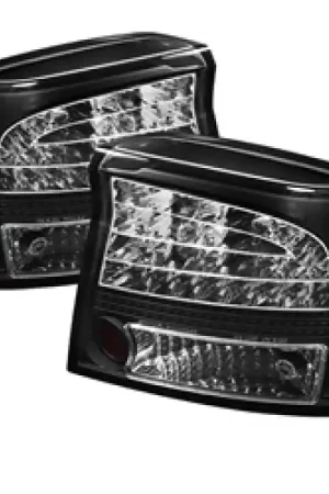 Cheap Spyder Dodge Charger 09-10 LED Tail Lights Black ALT-YD-DCH09-LED-BK