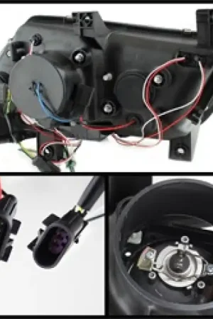 Trusted Brand Spyder Dodge Charger 11-14 Projector Headlights Halogen - Light Tube DRL Blk PRO-YD-DCH11-LTDRL-BK