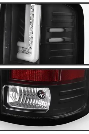 Limited Offer Spyder GMC Sierra 14-16 LED Tail Lights Black ALT-YD-GS14-LBLED-BK