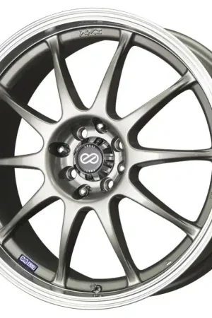 Enkei J10 15x6.5 5x100/114.3 38mm Offset 72.62mm Bore Dia Silver w/ Machined Lip Wheel Factory Price
