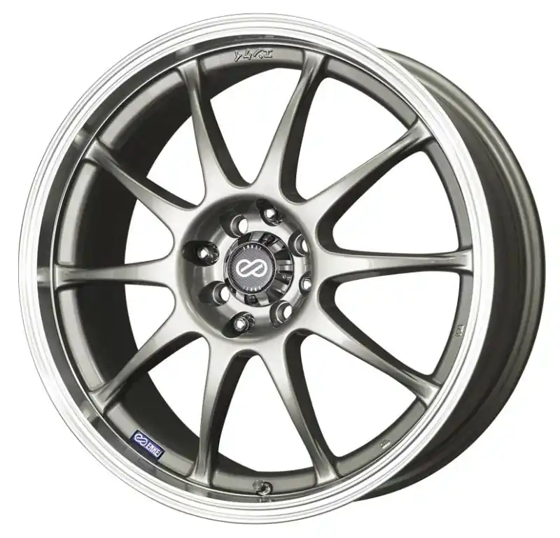 Enkei J10 15x6.5 5x100/114.3 38mm Offset 72.62mm Bore Dia Silver w/ Machined Lip Wheel Factory Price