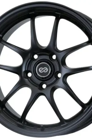 Enkei PF01 18x9 5x114.3 45mm Offset 75mm Bore Matte Black Wheel Handmade