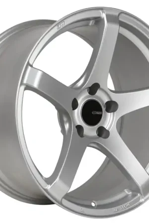 Buy Direct Enkei Kojin 18x8 40mm Offset 5x114.3 Bolt Pattern 72.6mm Bore Dia Matte Silver Wheel