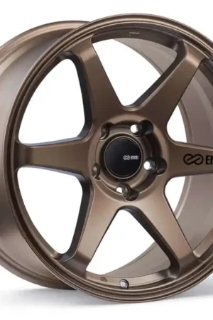 Final Sale Enkei T6R 18x9.5 45mm Offset 5x120 Bolt Pattern 72.6 Bore Matte Bronze Wheel