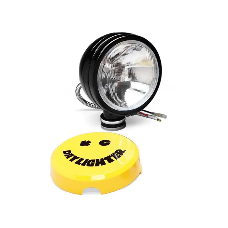 KC HiLiTES Daylighter 6in. Halogen Light 100w Spread Beam (Single) - Black SS Mega Sale