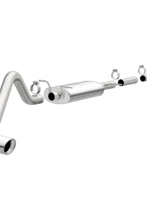 Worldwide Shipping Magnaflow 14 Chevy Silverado V8 5.3L CC/EC Cab Single P/S Rear Exit Stainless Cat Back Perf Exhaust