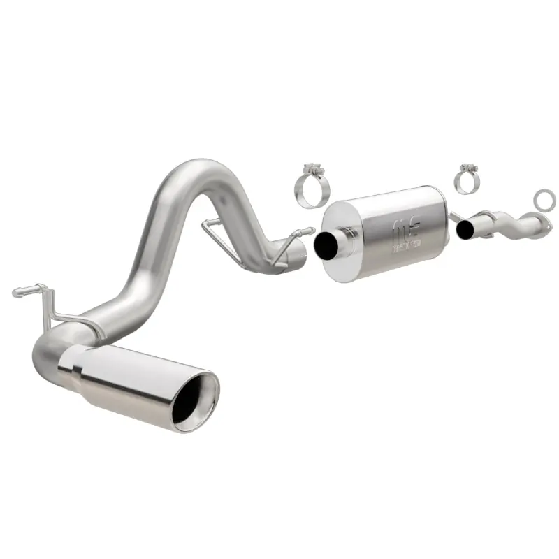 While Supplies Last MagnaFlow Cat-Back 2016 Toyota Tacoma 3.5L V6 SS 3in Single Pass Side Exit Rear 4in Tip