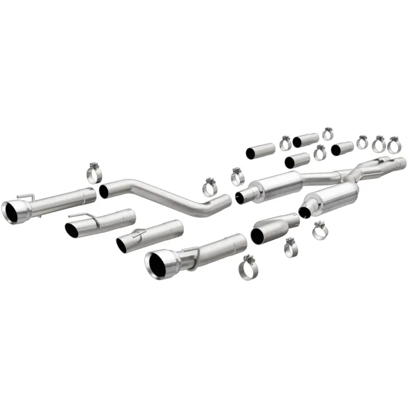 Direct From Factory MagnaFlow 2017+ Dodge Charger 409 SS Polished 3in Quad Tips Cat-Back Exhaust