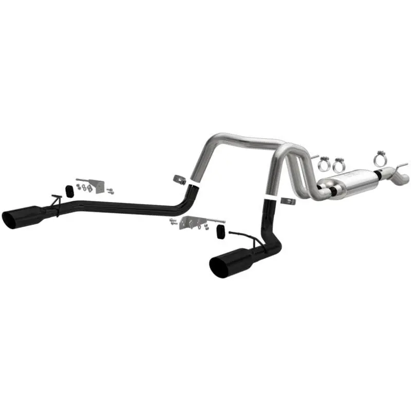 Bargain Magnaflow 21 Ford F-150 Street Series Cat-Back Performance Exhaust System- Dual-Split Rear Exit