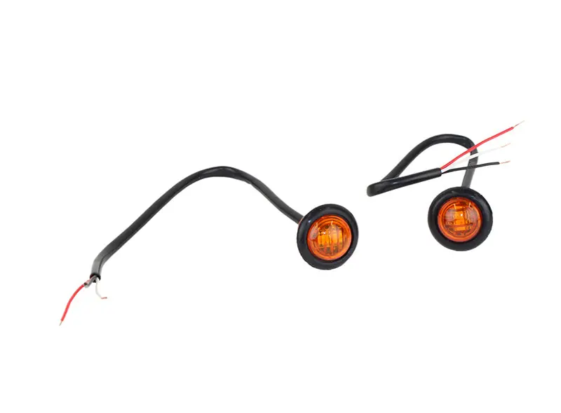 Fishbone Offroad Amber LEDs 3/4In Pair No Minimum Order