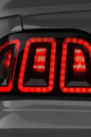Big Sale Raxiom 96-98 Ford Mustang Icon LED Tail Lights- Black Housing (Smoked Lens)