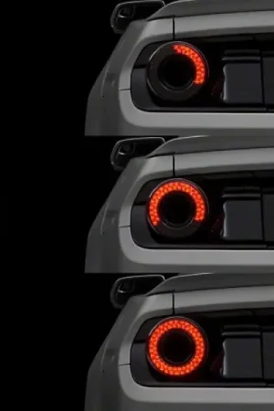 Raxiom 15-22 Ford Mustang Halo LED Tail Lights - Gloss Black Housing (Smoked Lens) Sale