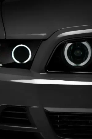 Warranty Included Raxiom 13-14 Ford Mustang GT CCFL Halo Fog Lights (Smoked)