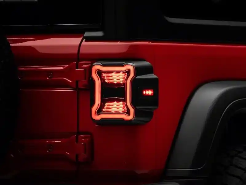 Raxiom 18-22 Jeep Wrangler JL LED Tail Lights- Black Housing (Smoked Lens) Order Now