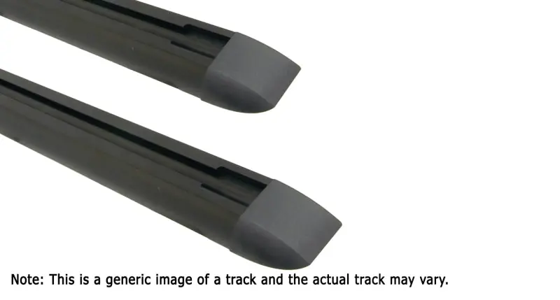 Rhino-Rack RTC Tracks w/Hardware & End Caps - 55in - Pair Markdown