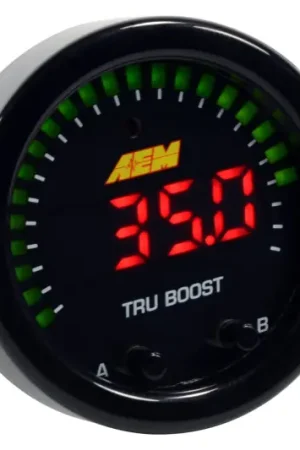 Top Rated AEM X-Series Tru-Boost Controller Gauge w/ Boost Control Solenoid 80PSIg Internal MAP Sensor