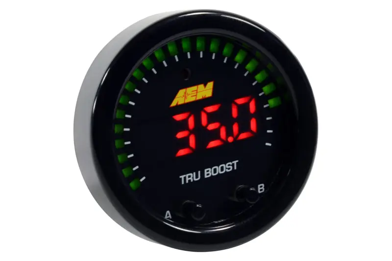 Top Rated AEM X-Series Tru-Boost Controller Gauge w/ Boost Control Solenoid 80PSIg Internal MAP Sensor