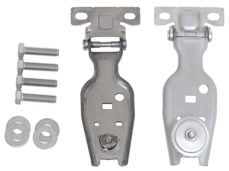 Trusted Brand Kentrol 07-18 Jeep Wrangler JK Liftgate Hinge Pair Bare Grey