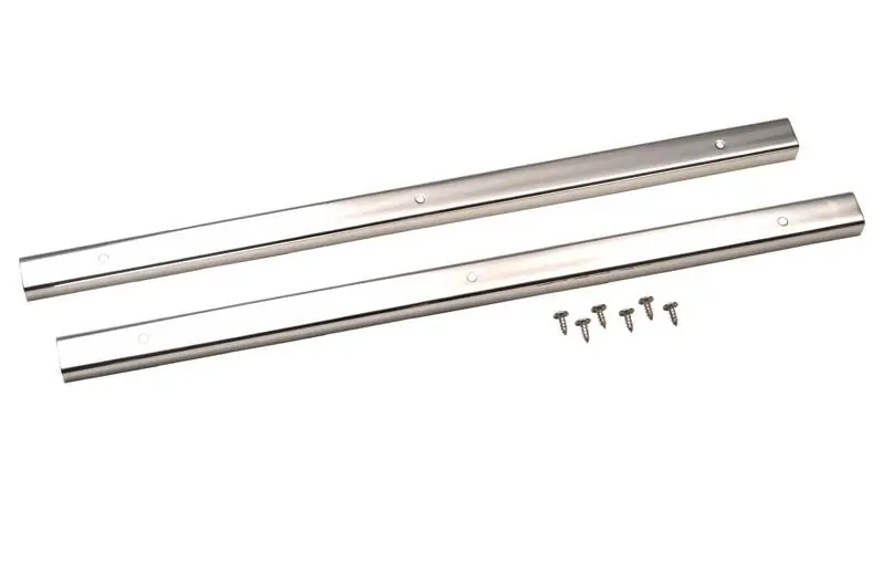 Shop Now Kentrol 55-83 Jeep CJ5 Entry Guards Pair - Polished Silver