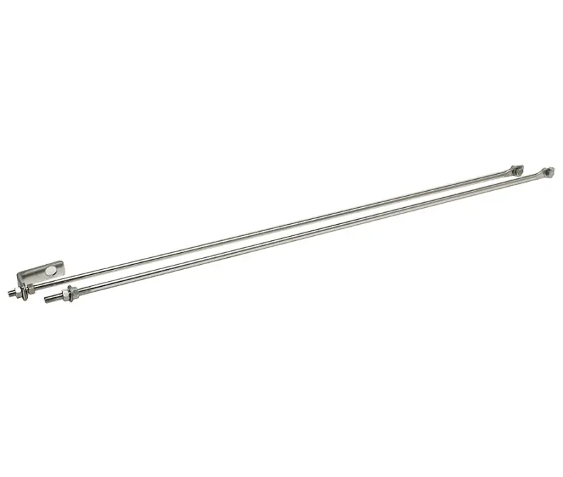 Kentrol 72-86 Jeep CJ Strut Rod Kit - Polished Silver Low Price