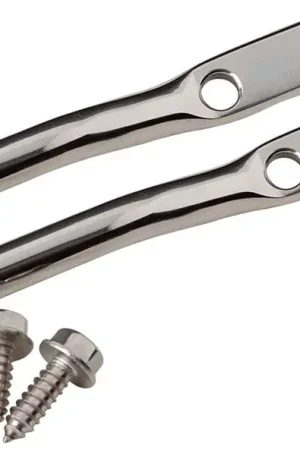 Buy Online Kentrol 76-95 Jeep CJ/Wrangler YJ Door Strap Pins Pair- Polished Silver